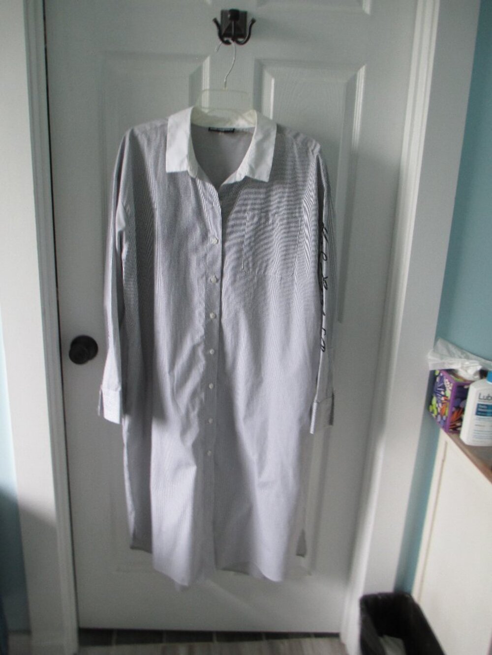 Karl Lagerfeld long sleeve shirt dress